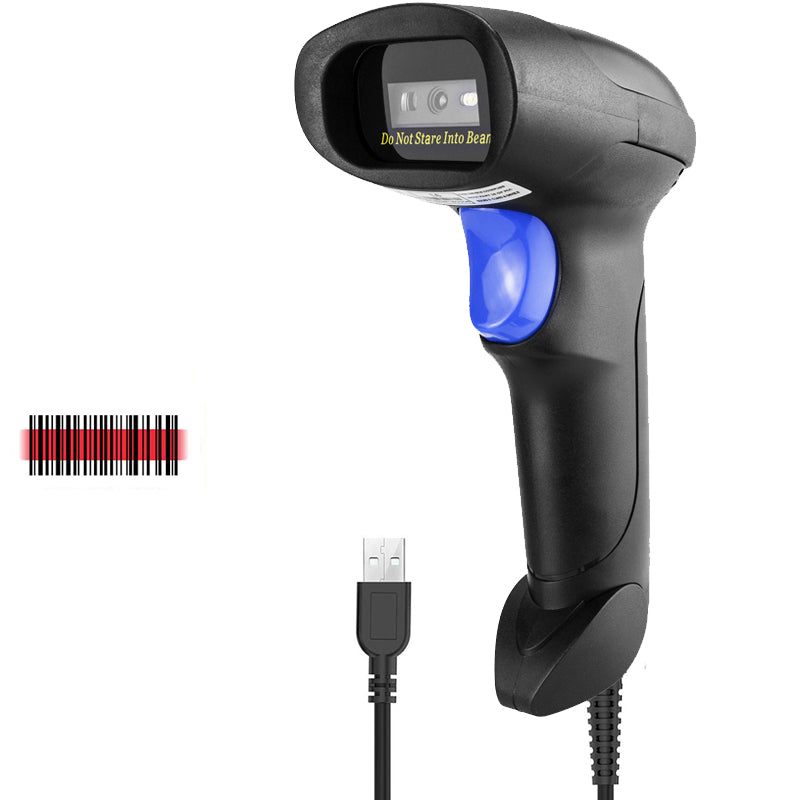 NETUM L3 USB 1D Barcode Scanner, Handheld Wired CCD Barcode Reader