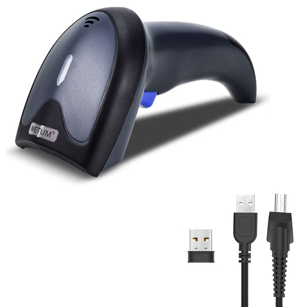 NETUM Wireless Wi-Fi 2D Barcode Scanner Connect with TCP UDP Network Protocols, Handheld Automatic Bar Code Reader (W8-X WiFi)