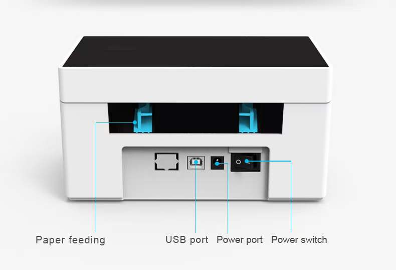 POS-9220 USB +Bluetooth Thermal Label Printer 110mm 4 inch A6 Work with paypal Etsy Ebay USPS