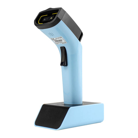 NetumScan L8S Wireless QR Barcode Scanner, 2.4G Wireless USB Automatic 2D  Bar Code Reader with Hands Free Adjustable Stand for Laptop or Computer PC