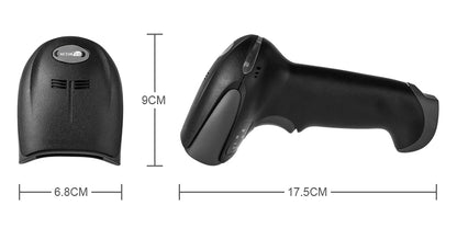 NETUM NT-2012 /RD-2013 Kabelgebundener 1D-Laser-Barcodescanner (Schwarz)