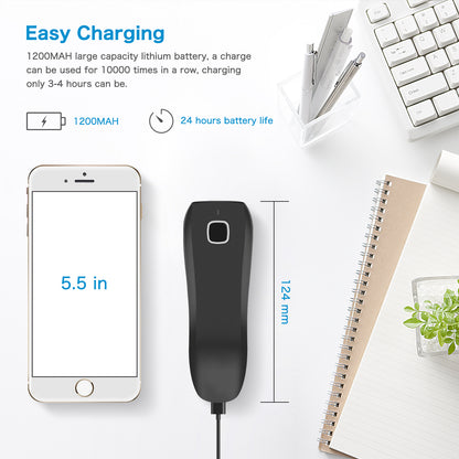 NETUM C990 3 in 1 QR Reader, 1D&2D Mini Portable Barcode Scanner, Bluetooth and Wireless Barcode Reader