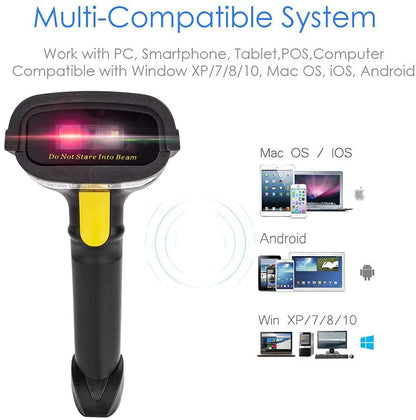 "Save up to $1000!!" 100 pcs of Model NT-1228BL of NETUM Wireless 1D 2D /QR Barcode Scanner Compatible Bluetooth Connect Smart Phone, Tablet, PC with Free Shipping