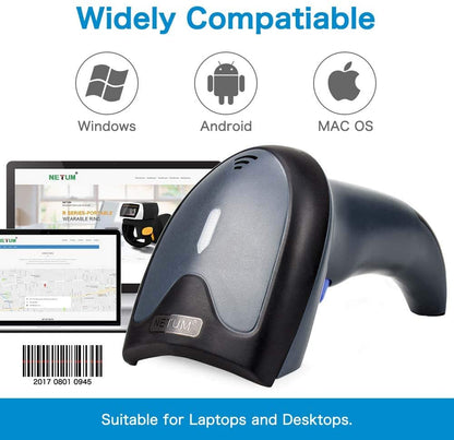 NETUM W3 Kabelgebundener CCD(1D)-Bild-Barcodescanner 