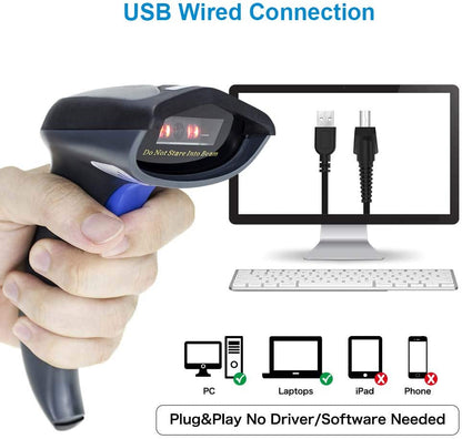 NETUM W3 Kabelgebundener CCD(1D)-Bild-Barcodescanner 