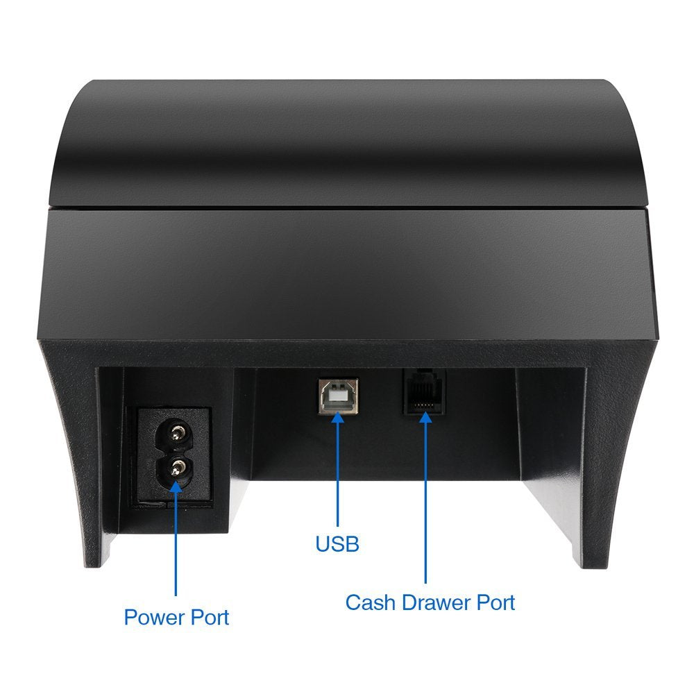 NETUM NT-5890K 58-mm-USB-Thermo-Belegdrucker, kompatibel mit ESC/POS-Druckbefehlssatz