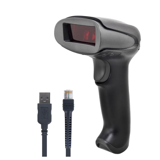 NETUM NT-2012 /RD-2013 Wired 1D Laser Barcode Scanner (Black)